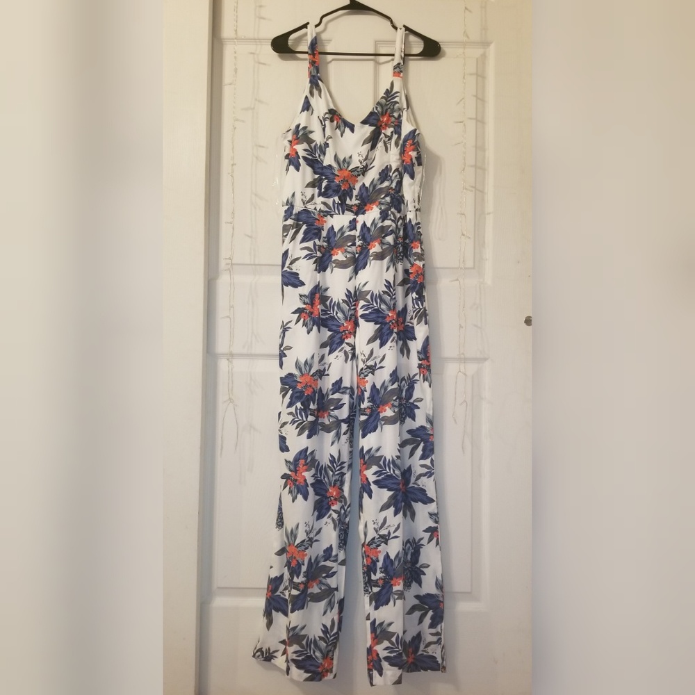 Floral Pantsuit with Pockets!!
